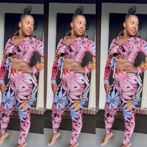 Floral Legging Set - Picture 3 of 7